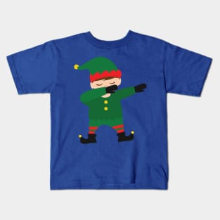 Dabbing Elf Kids T-Shirt